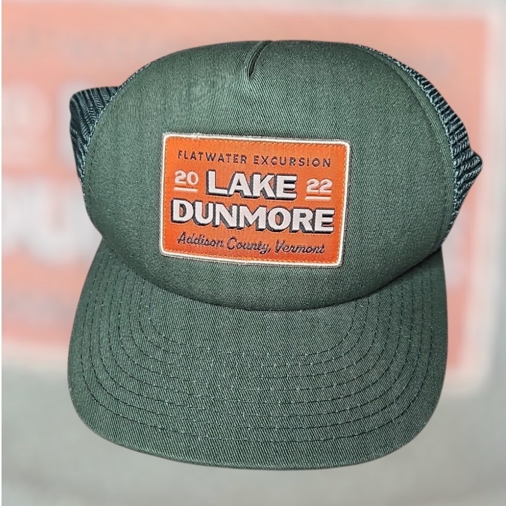 Lake Dunmore 2022‎ Flatwater Excursion Hat Vermont Green Trucker Tylers Snapback